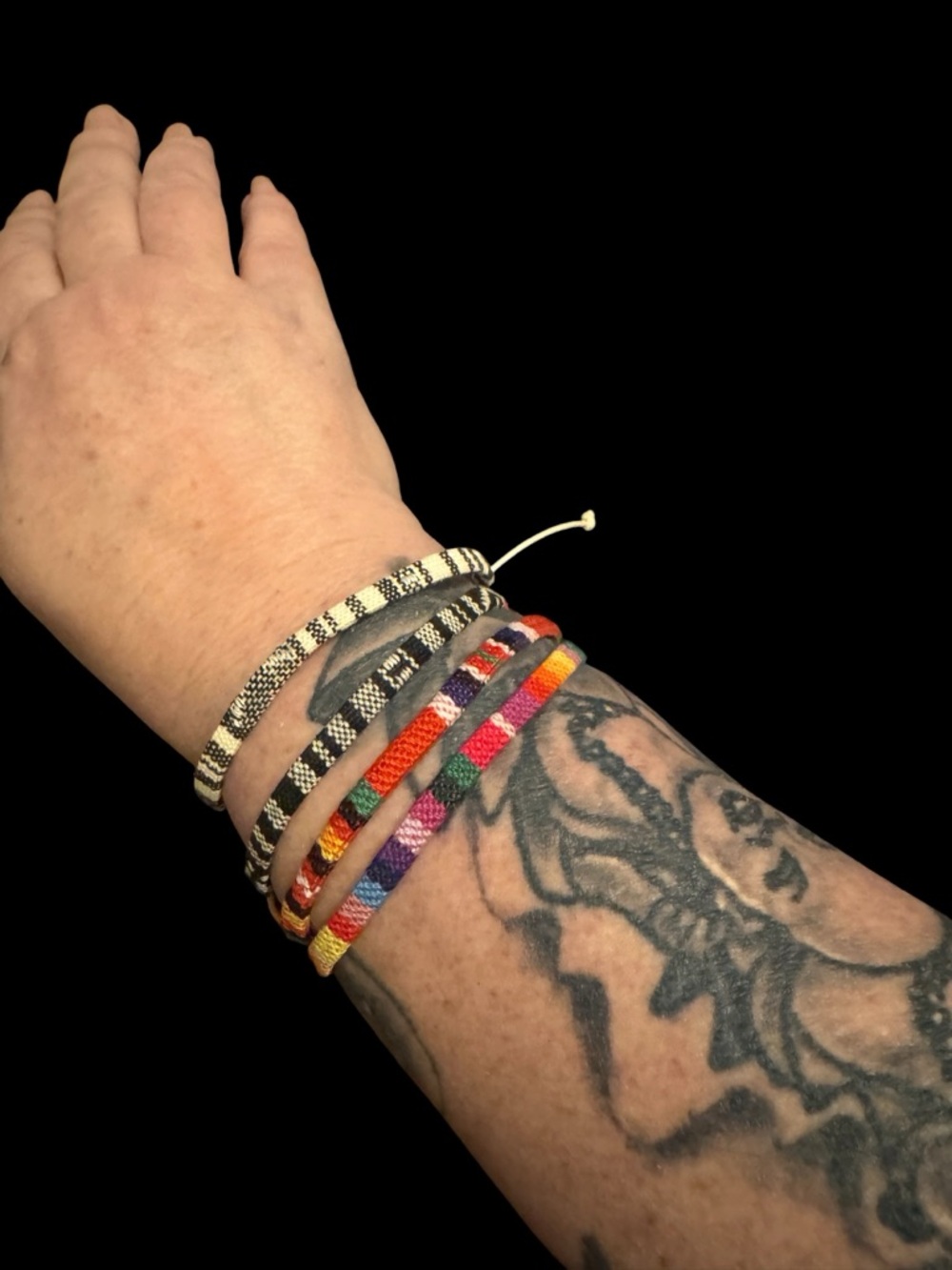Boho Friendship Bracelet Adjustable Woven Pick Your Color 1-12 - Picture 3 of 5